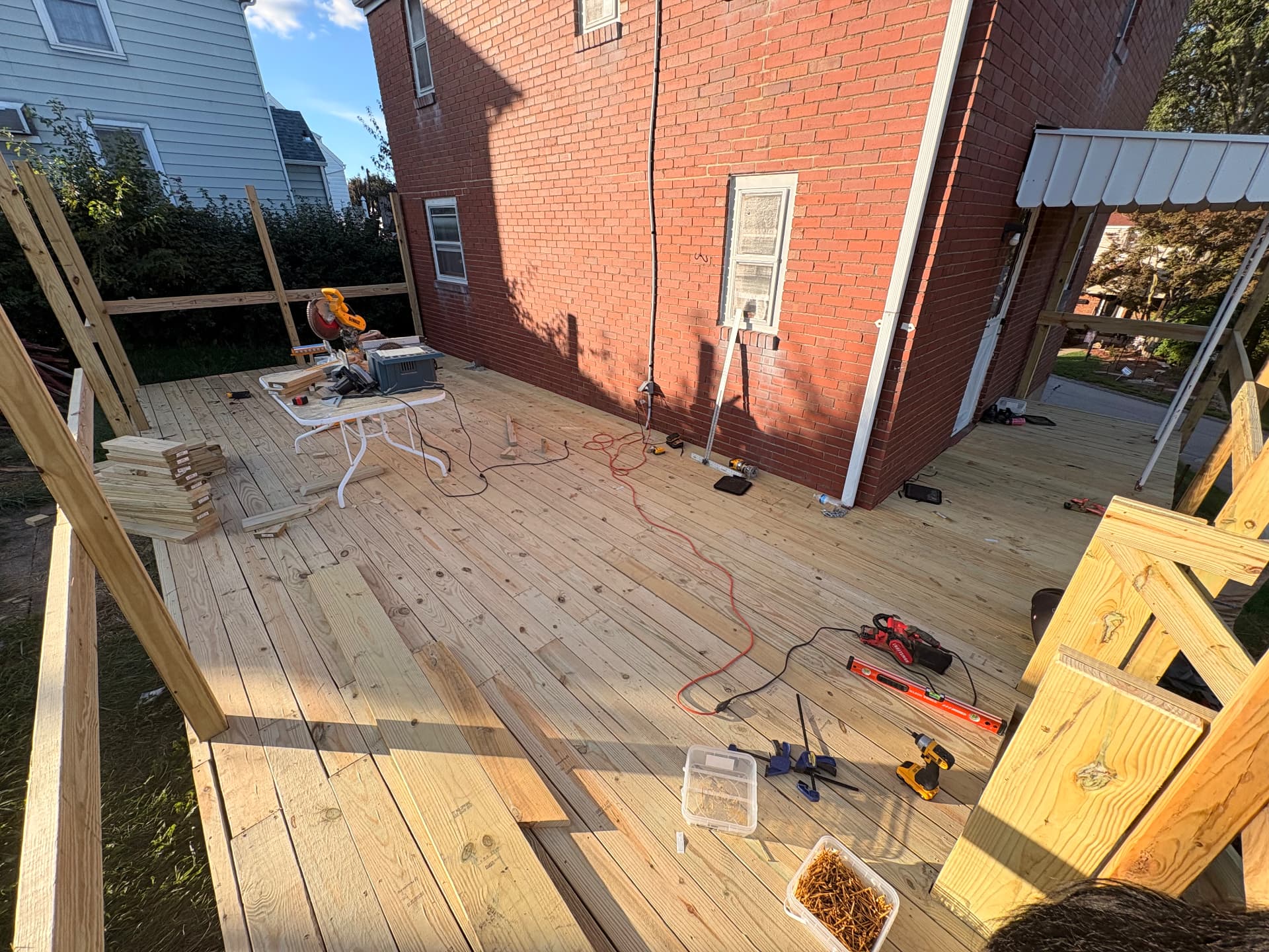 Deck Rebuild · In Progress — Hardscaping project in the Pittsburgh area